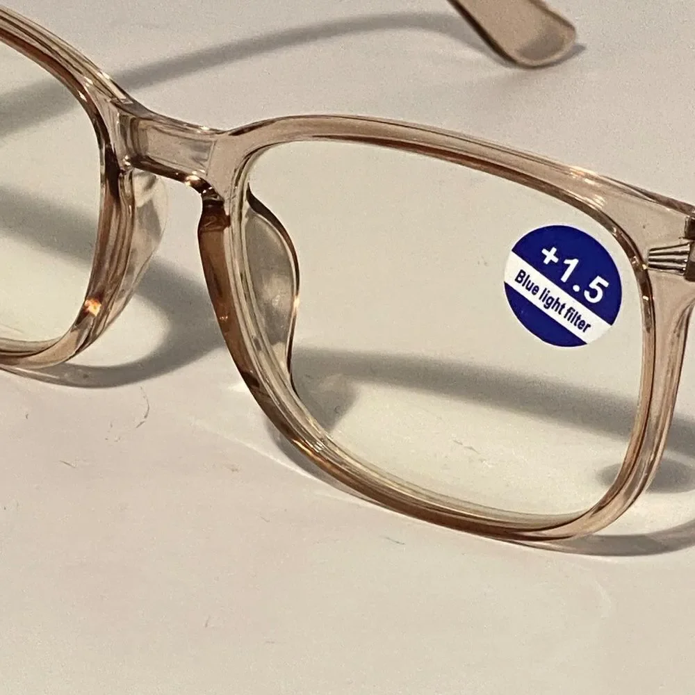 1510 Colette 1.5 Taupe Reading Glasses Soft Butterfly Readers NWT